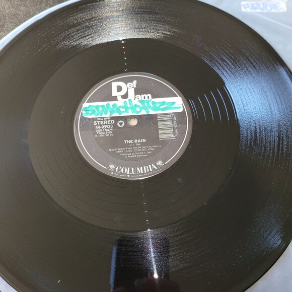 Oran Juice Jones The Rain Your Song 12" Vinyl Single R&B 1986 Def Jam Record LPB - Picture 8 of 9